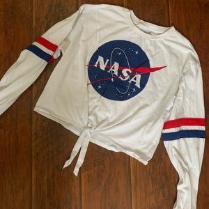 NASA crop top size large